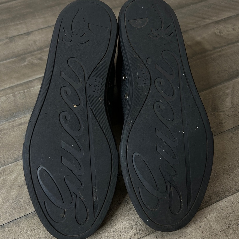 Gucci Black High-Top Sneakers - Picture 6 of 6